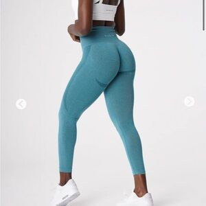 NVGTN Teal Contour Seamless Leggings